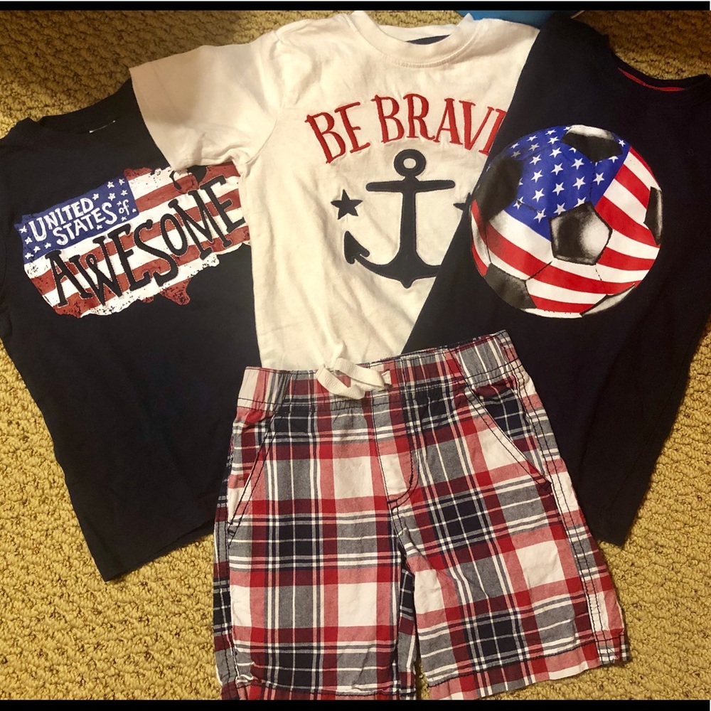 Patriotic Gymboree Boys 3T set